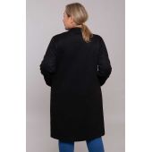 Черно палто с джобове