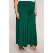 Зелена трикотажна пола-панталон