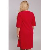 Червен халат-домашно палто